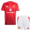 Original Trikotsatz Manchester United Heimtrikot 2024-25 Für Kinder